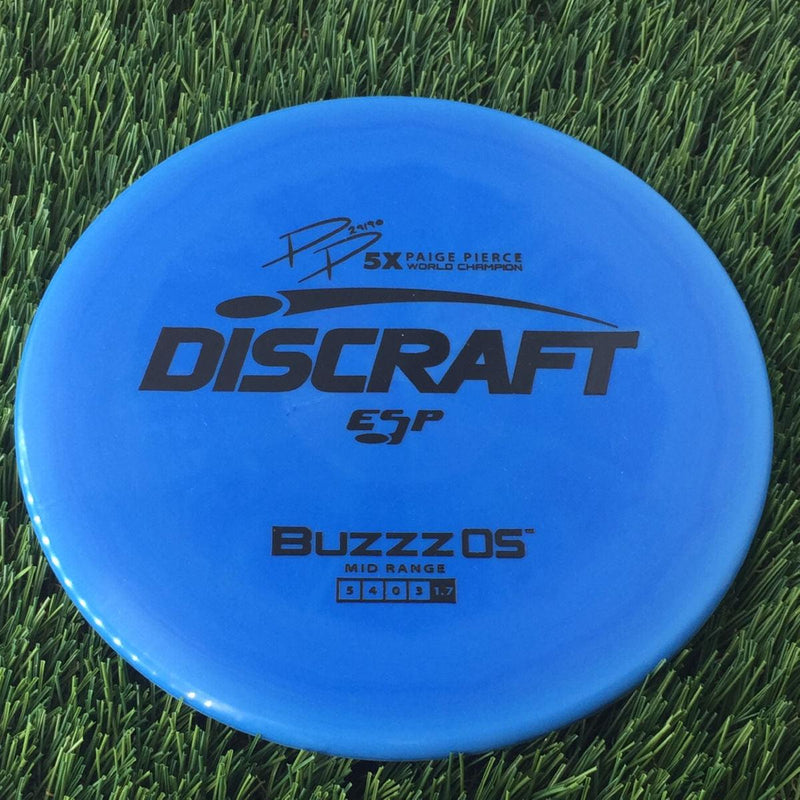 Discraft ESP BuzzzOS with PP 29190 5X Paige Pierce World Champion Stamp - 169g Blue