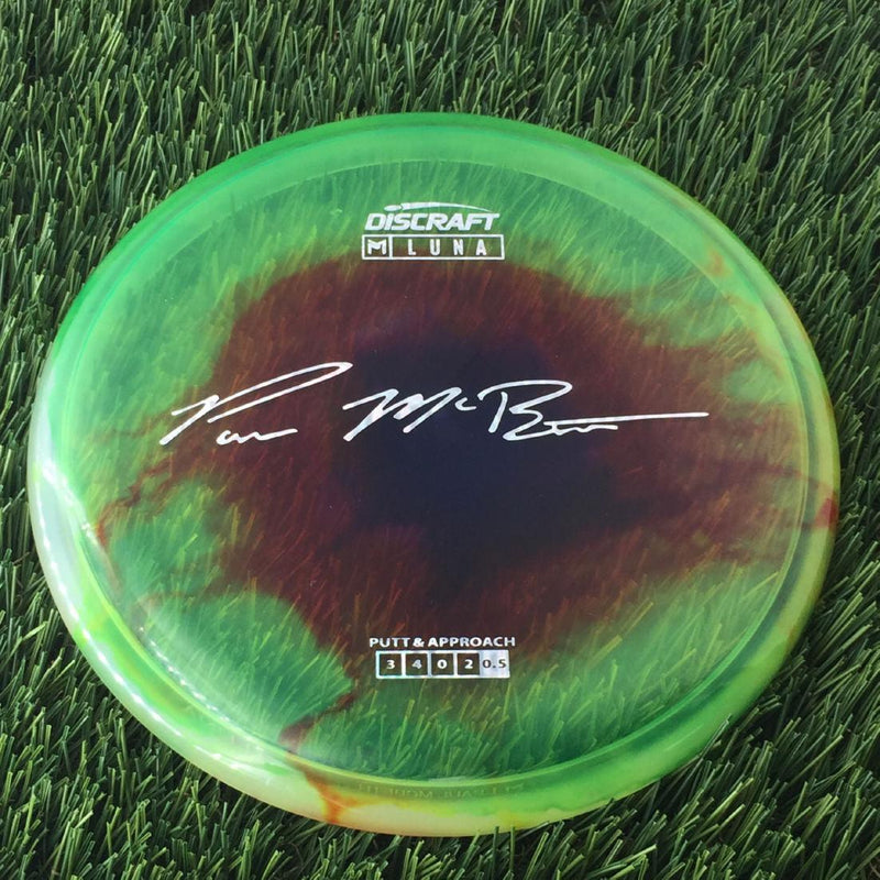 Discraft Elite Z Fly-Dyed Luna with Paul McBeth Large Signature Stamp - 174g - Translucent Dyed