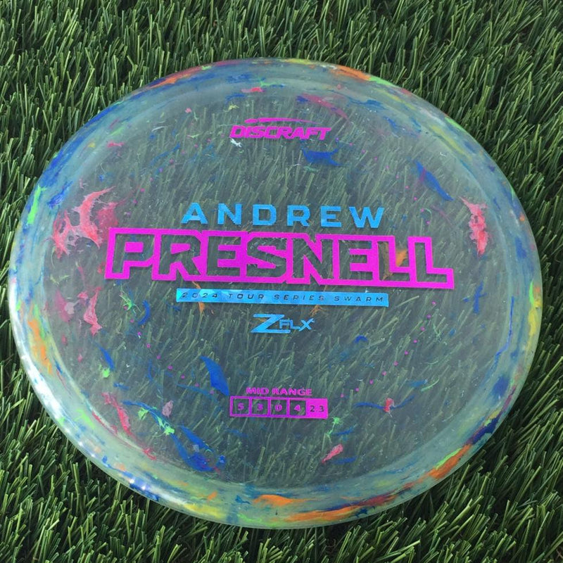 Discraft Jawbreaker Z FLX Swarm with Andrew Presnell 2024 Tour Series Stamp