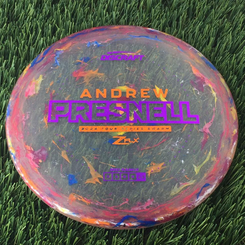 Discraft Jawbreaker Z FLX Swarm with Andrew Presnell 2024 Tour Series Stamp - 174g - Translucent Varies