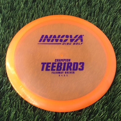 Innova Champion Teebird3 with Burst Logo Stock Stamp - 175g - Translucent Orange