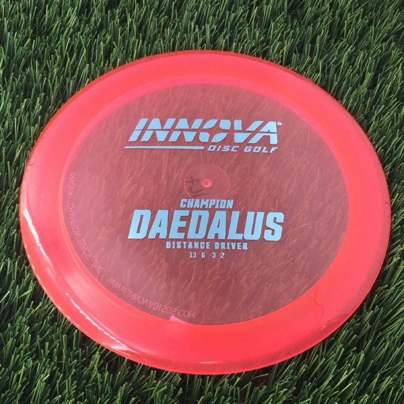 Innova Champion Daedalus with Burst Logo Stock Stamp - 167g - Translucent Pink