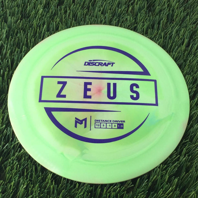 Discraft ESP Zeus with PM Logo Stock Stamp Stamp - 169g Green