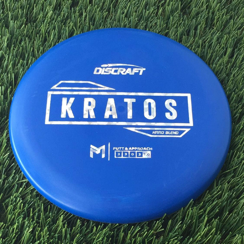 Discraft Putter Line Hard Kratos with PM Logo Stock Stamp Stamp - 172g Blue