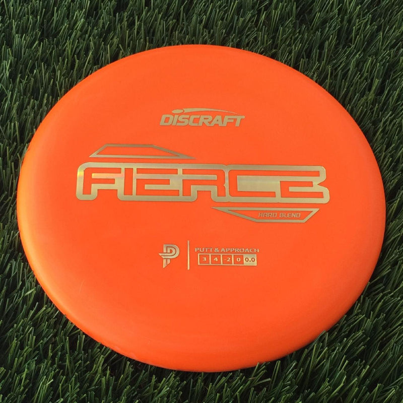 Discraft Putter Line Hard Fierce with PP Logo Stock Stamp Stamp - 174g Orange