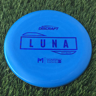 Discraft Putter Line Soft Luna with PM Logo Stock Stamp Stamp - 172g Blue