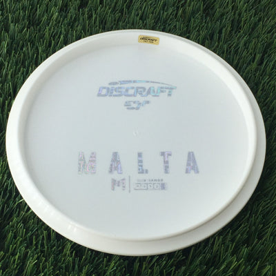 Discraft ESP Malta with Dye Line Blank Top Bottom Stamp - 169g White