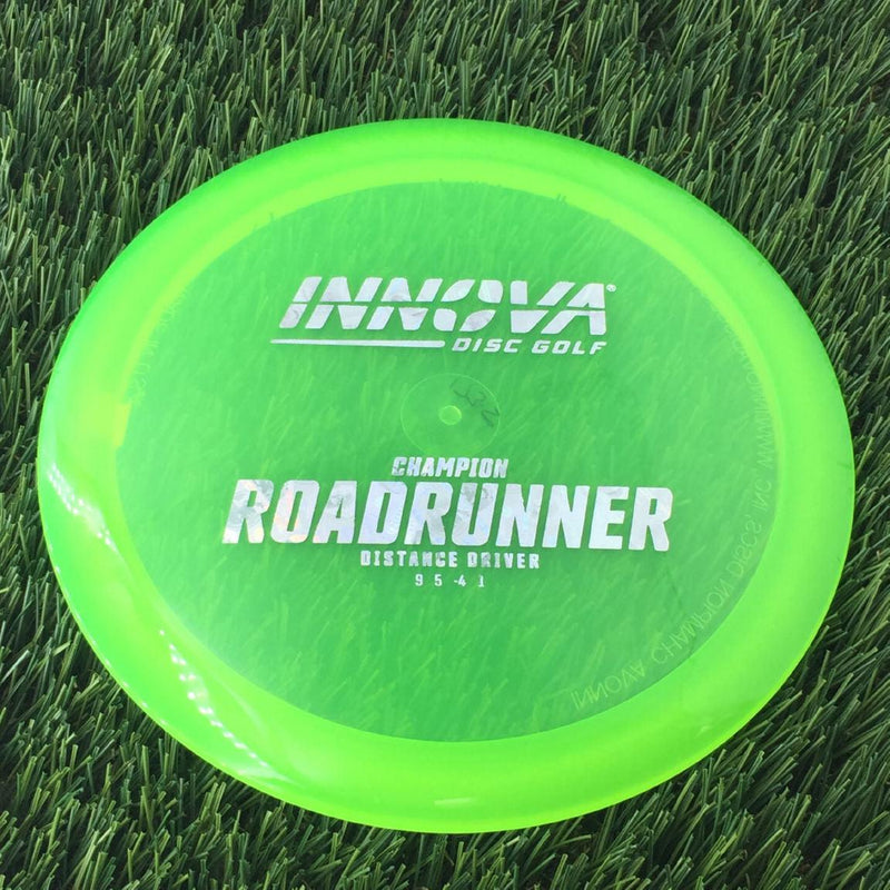 Innova Champion Roadrunner with Burst Logo Stock Stamp - 175g - Translucent Green