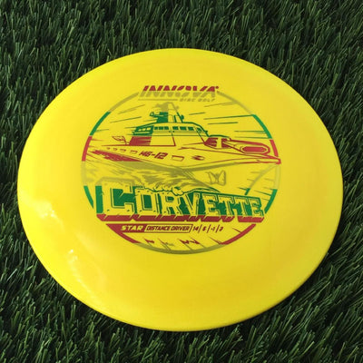 Innova Star Corvette with Burst Logo Stock Stamp - 145g Yellow