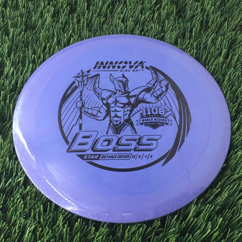 Innova Star Boss with Burst Logo Stock 1108 Feet World Record Stamp - 171g Purple