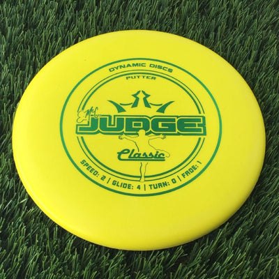 Dynamic Discs Classic (Hard) EMAC Judge - 175g Yellow