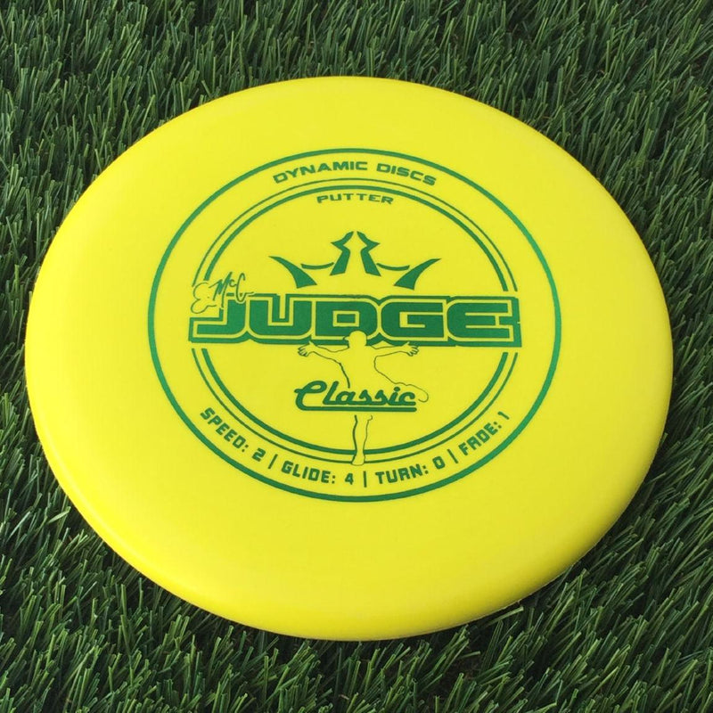 Dynamic Discs Classic (Hard) EMAC Judge - 173g Yellow