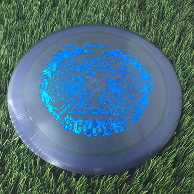 Discraft Elite Z Metallic Swirl Scorch with 2023 Ledgestone Edition - Wave 1 Stamp - 172g - Translucent Dark Blue