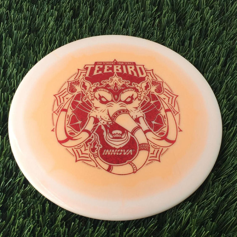 Innova Halo Star Color Glow Teebird with Ohn Scoggins Tour Series 2023 Stamp - 175g Orange