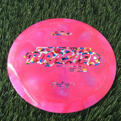 Discraft ESP Swirl Captain's Thrasher with First Run // Modified Overstable Missy Gannon Signature Stamp - 174g Bright Pink