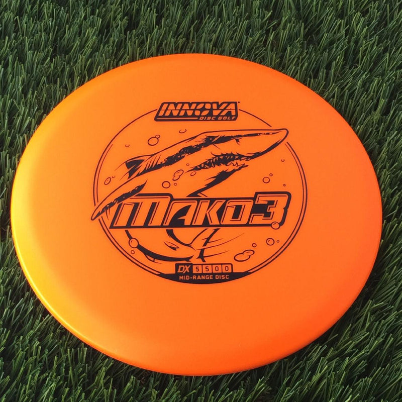 Innova DX Mako3 with Burst Logo Stock Stamp - 166g Orange