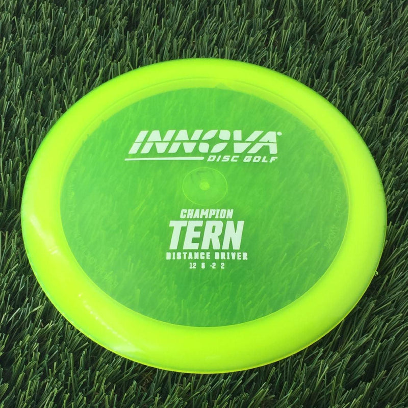 Innova Champion Tern with Burst Logo Stock Stamp - 171g - Translucent Yellow