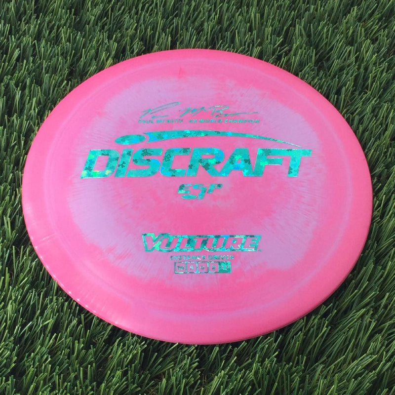 Discraft ESP Vulture with Paul McBeth - 6x World Champion Signature Stamp - 172g Pink