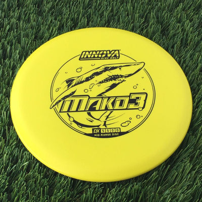 Innova DX Mako3 with Burst Logo Stock Stamp - 166g Yellow