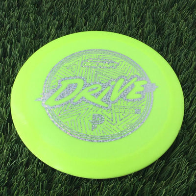 Discraft ESP Drive with Paige Pierce - PP Logo - ZigZag Pattern Stamp - 174g Neon Yellow