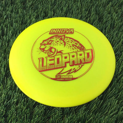 Innova DX Leopard with Burst Logo Stock Stamp - 137g Yellow