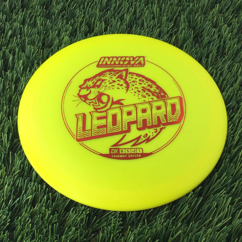 Innova DX Leopard with Burst Logo Stock Stamp - 137g Yellow