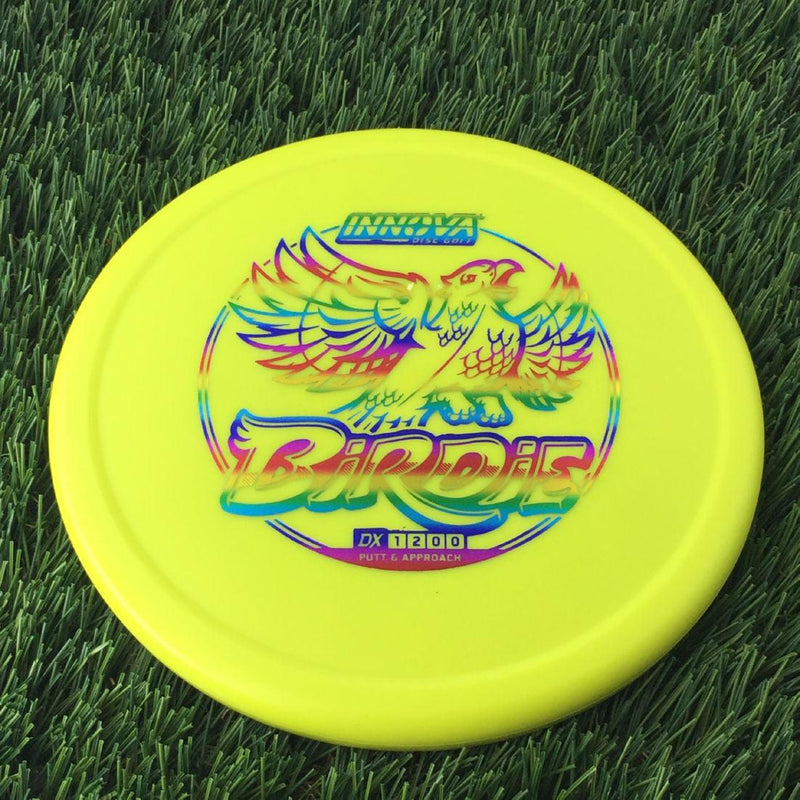 Innova DX Birdie with Burst Logo Stock Character Stamp - 170g Yellow