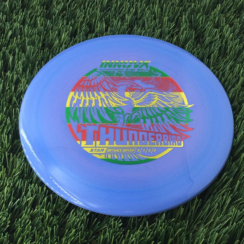 Innova Star Thunderbird with Burst Logo Stock Character Stamp - 168g Blurple