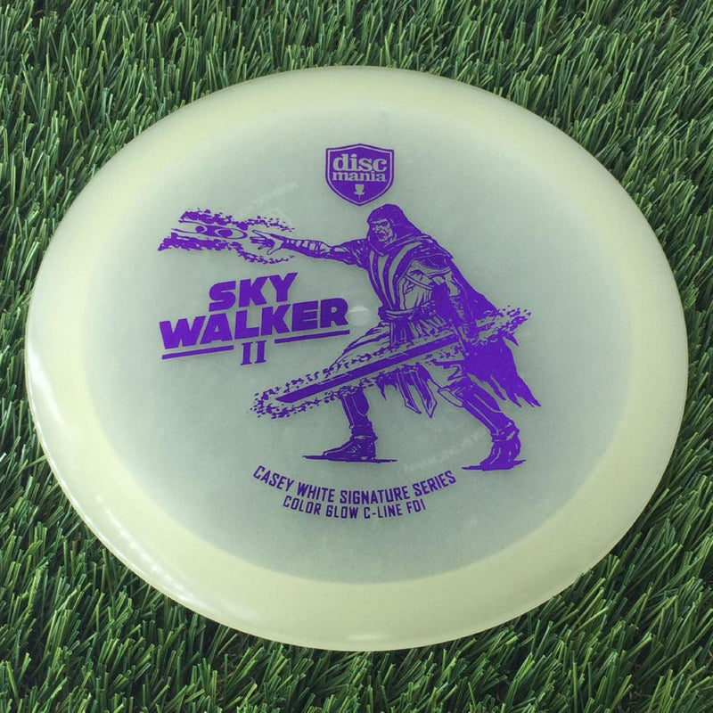 Discmania C-Line Color Glow Reinvented FD1 with Casey White Signature Series 2024 - Sky Walker II Stamp - 174g - Translucent Glow