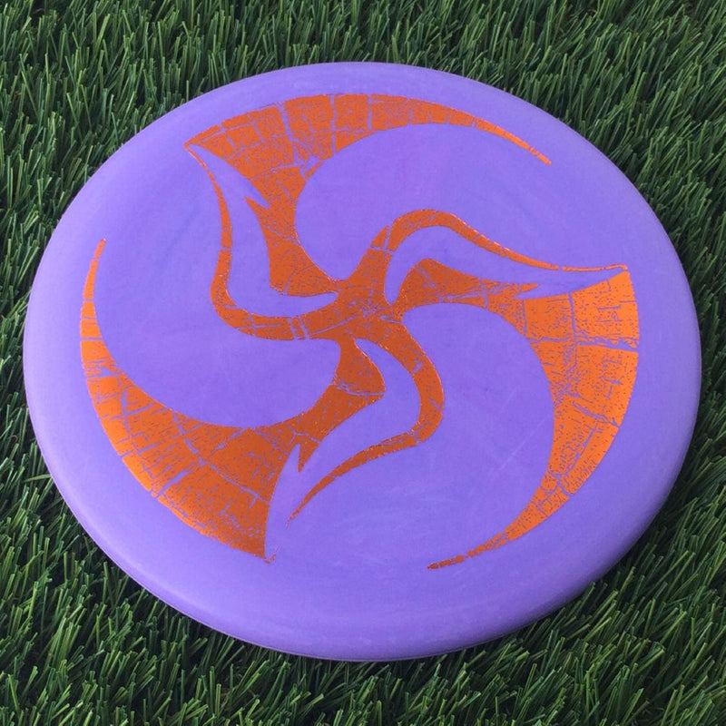 Discmania Italian D-Line Flex 2 P2 with Huk Lab Large Cracked TriFly Stamp - 176g Purple