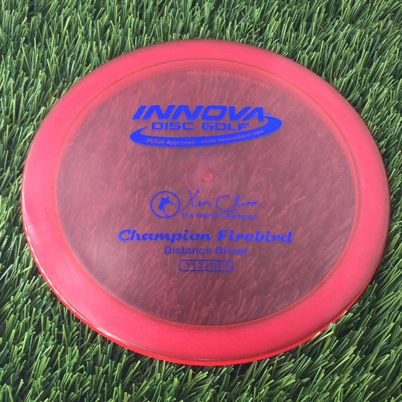 Innova Champion Firebird with Misprint Stamp - 159g - Translucent Red