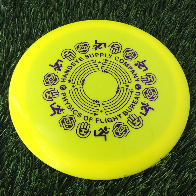 Dynamic Discs Fuzion Vandal with HSCo Handeye Supply Co Commuter Stamp - 173g Yellow