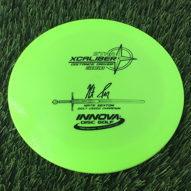 Innova Star Xcaliber with Nate Sexton 2017 USDGC Champion - Sexcaliber Stamp - 168g Light Green