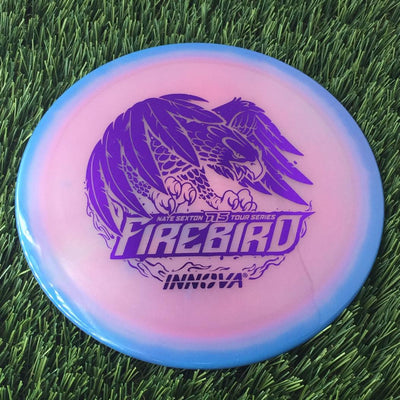 Innova Proto Glow Halo Champion Firebird with Nate Sexton 2024 Tour Series Stamp - 175g - Translucent Pink