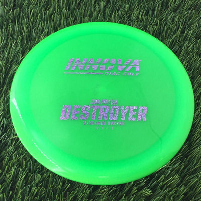 Innova Champion Destroyer with Burst Logo Stock Stamp - 167g - Translucent Green