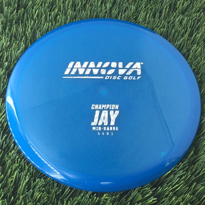 Innova Champion Jay with Burst Logo Stock Stamp - 173g - Translucent Blue