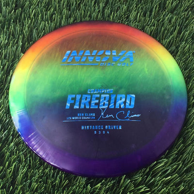 Innova Champion I-Dye Firebird with Ken Climo 12x World Champion Burst Logo Stamp - 172g - Translucent Dyed