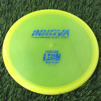 Innova Champion Lion with Burst Logo Stock Stamp - 148g - Translucent Yellow