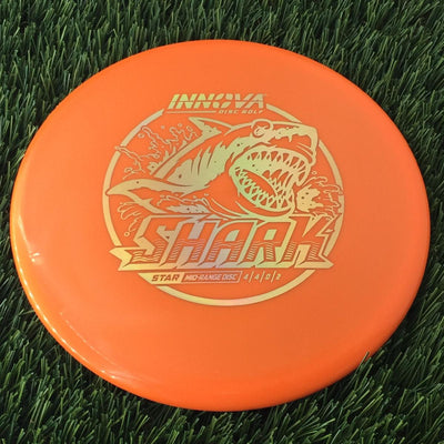 Innova Star Shark with Burst Logo Stock Stamp - 176g Orange