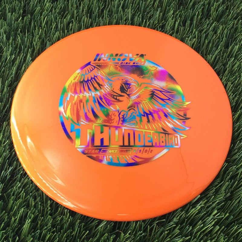 Innova Star Thunderbird with Burst Logo Stock Character Stamp - 175g Orange