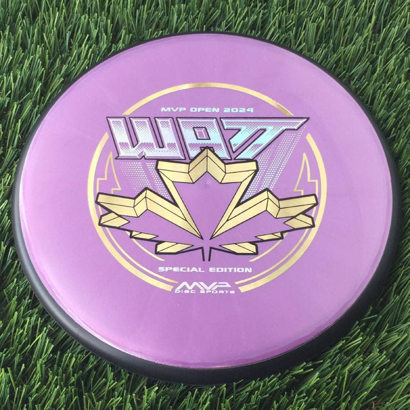 MVP Plasma Soft Watt with Maple Leaf - 2024 MVP Open Edition Stamp - 170g Purple