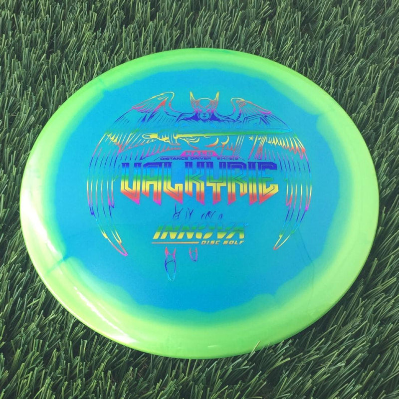 Innova Halo Star Valkyrie with Burst Logo Stock Stamp - 168g Bluish Green