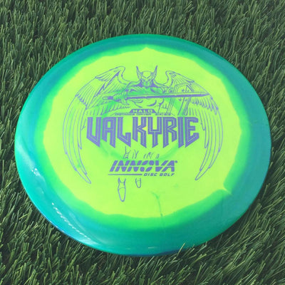 Innova Halo Star Valkyrie with Burst Logo Stock Stamp - 172g Bluish Green