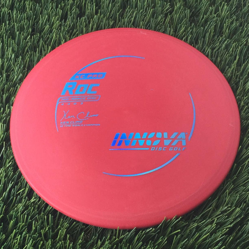 Innova Pro KC Roc with Ken Climo 12 Time World Champion Burst Logo Stamp - 180g Red