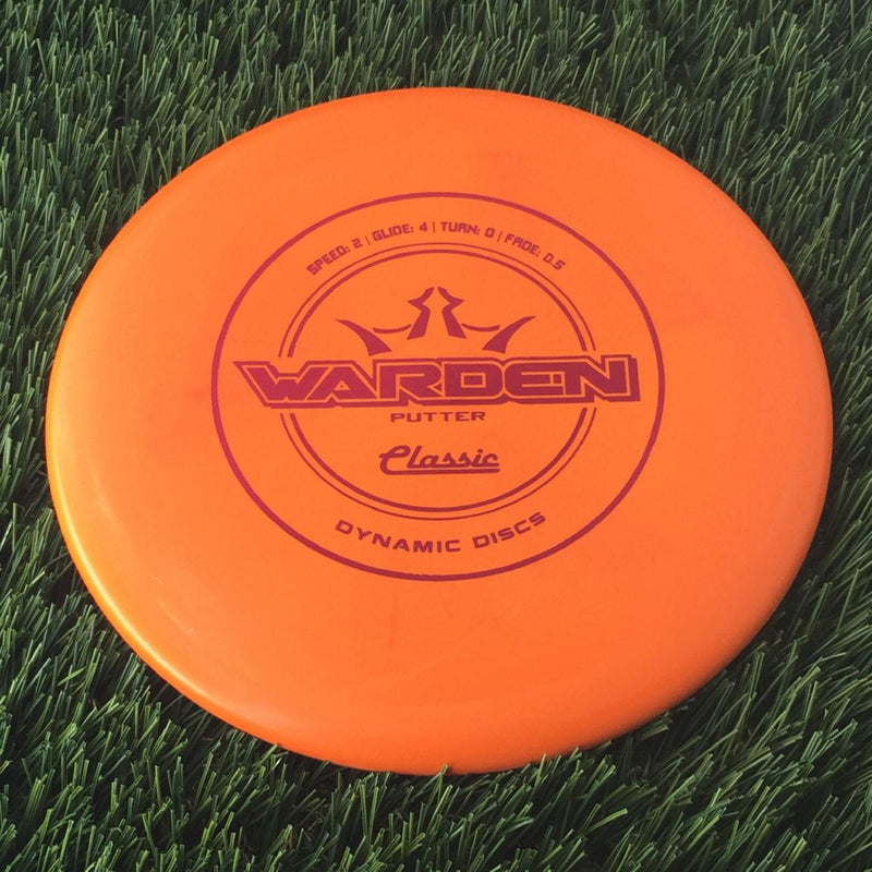 Dynamic Discs Classic (Hard) Warden - 173g Orange