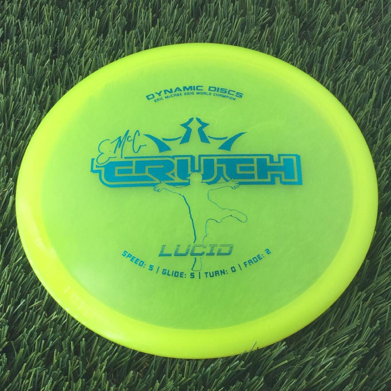 Dynamic Discs Lucid EMAC Truth with Eric McCabe 2010 World Champion Stamp - 174g - Translucent Yellow