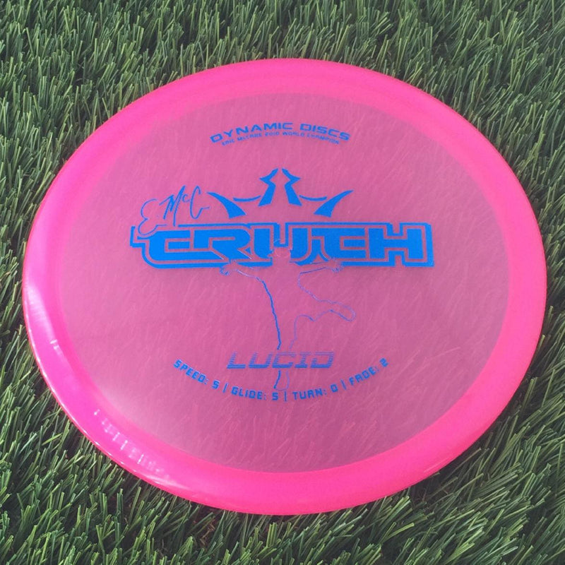 Dynamic Discs Lucid EMAC Truth with Eric McCabe 2010 World Champion Stamp - 173g - Translucent Pink