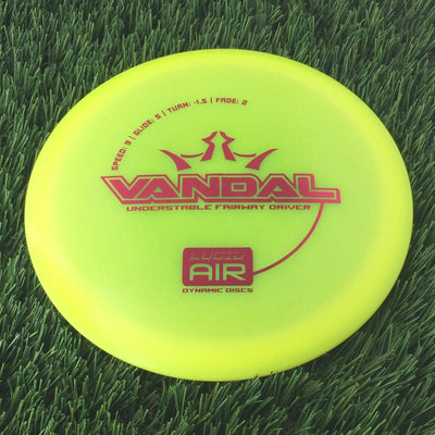 Dynamic Discs Lucid Air Vandal - 158g - Translucent Yellow