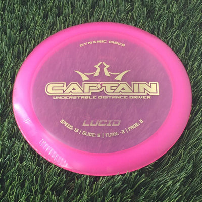 Dynamic Discs Lucid Captain - 173g - Translucent Pink