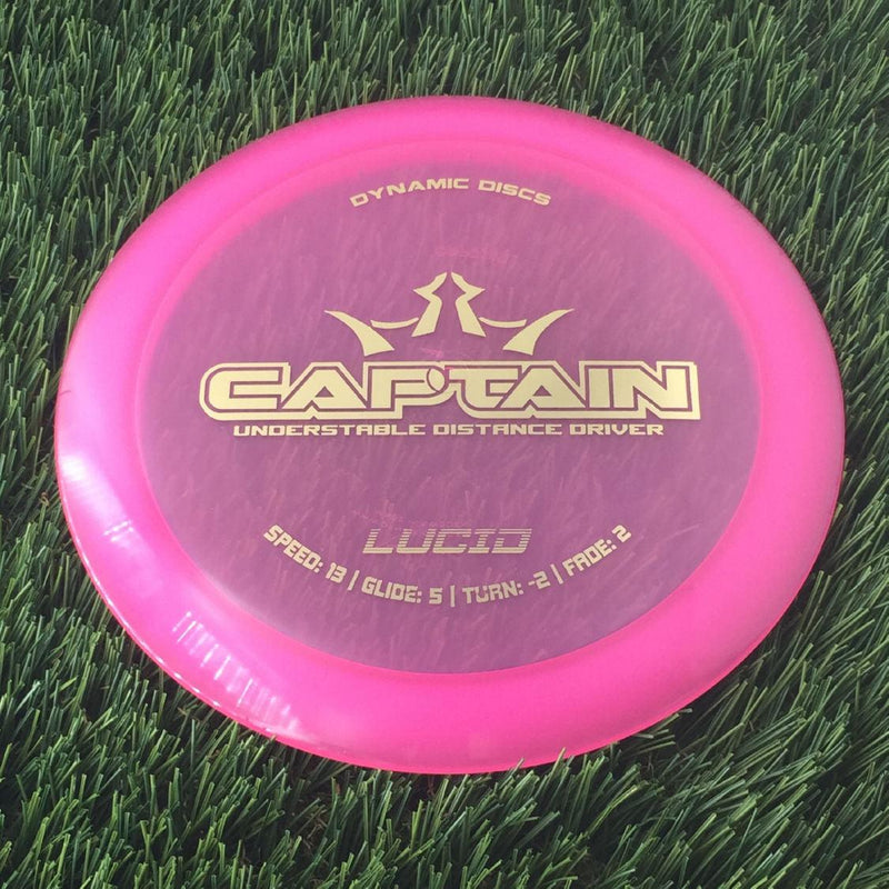 Dynamic Discs Lucid Captain - 173g - Translucent Pink